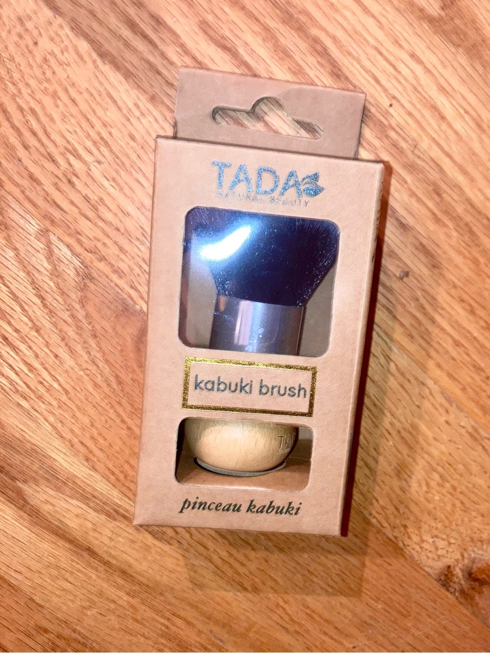 TADA Natural Beauty Kabuki Brush for Foundation Powder Blush & Bronzer - NIB